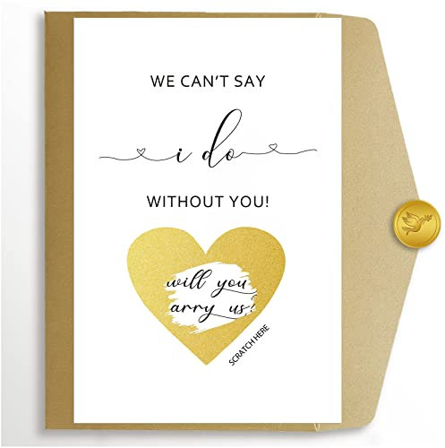 Will You Marry Us Rubbelkarte, Hochzeitskarte, Rubbelkarte, lustige Amtskarte