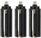 Battery Holder, Black Cylindrical Type Plastic Battery Holder For 3x AAA To 18650 Battery Converter Box Flashlight Lamp Adapter