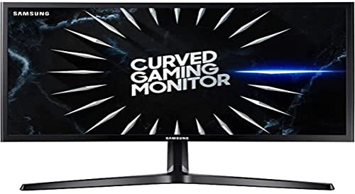 Samsung Monitor Curvo Gaming C24RG52FZR de 24'' Full HD (1920x1080, 4ms, 144 Hz, FreeSync, Flicker-Free, LED, VA, 16:9, 3000:1, 1800R, 250 cd/m², 178°, HDMI, Base en V) Negro