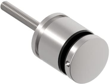 Sellon24® Edelstahl Punkthalter 50mm Glas 8-17,52mm Glashalter Flex V2A Geländer Glasklemme Halterung Glasgeländer Halter für Glas Glasplatte Glaspunkthalter regulierbar Scheibenhalterung flexibel
