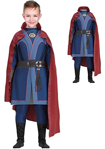 Ubaywey Kinder Strange Cosplay Kostüm Dr Kostüm Jumpsuit Mantel Outfit Halloween für Jungen (BLUE, 130)