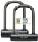 Via Velo U Lock 2 Sets Gleichschlüsselsystem 6 gleichschließend | Robuste 20CrMnTi Mini U Schlösser mit verkaufter sicherer Gold-Zulassung für Roller und Elektroroller und perfekt für Familien Kinder