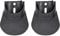 2 Stück Fahrrad Schmutz Fänger Spritz Schutz Spoiler Set Schutzblech 43mm schwarz