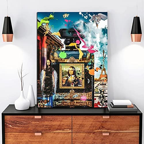 ZGmaxCL DIY 5D Diamant Malerei Set Puzzles Diamant Painting Set Erwachsene Groß Mona Lisa Wohnzimmer Dekoration 90x60cm