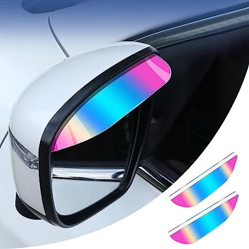 2 Stück Spiegel Regen Visier Augenbraue,Auto Rückspiegel Regen Visier Guard,Seitenspiegel Visier Regenschutz,Spiegel Regen Visier Rauchschutz,Water Proof Auto Rückspiegel Regen Abdeckung