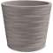 NICOLI Pot à bol cylindrique HERMES ELEGANCE, en résine, technique rotationnelle, pour intérieur et extérieur, diamètre 30 cm 40 fleur (diamètre 40 cm, cendre)