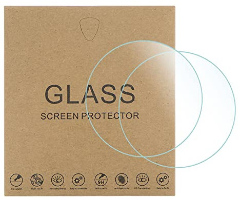 sourcing map 5uds Reloj Cristal Pantalla Protectores 42mm HD Templado Vidrio Alto AL Anti-rasguño 9H Dureza 2.5D Alta Definición Antiexplosión Inteligente Reloj Pantalla Protección Película