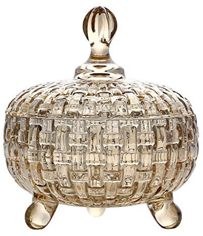 OQHAIR Fruteros Exquisito frutero de Cristal, Cuenco de Cristal de Moda con frutero de Postre, Mesa de Cocina, Caja de Postre, decoración de vajilla para el hogar, Cesta de Frutas