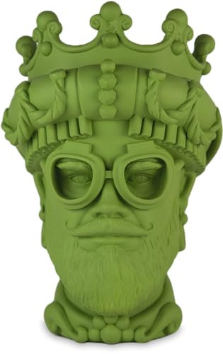 TESTA DECORATIVA L'HIPSTER VERDE - SAGRADA FAMILIA BACI MILANO