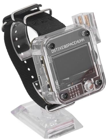 Programmierbare Entwicklungsplatine Smartwatch mit Software 1, 3-Zoll-WiFi-programmierbare Uhr Zeigt WLAN-Verkehrslade-LEDs an