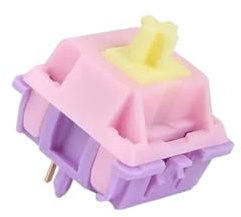 Banana Split Linear Switches Mechanical Keyboard 62g 5 Pin POM Gold Plated Spring Factory Lubed PC Gaming Keyboard Switch AUOQKQUT(70PCS)