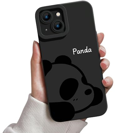OonMan matching phone cases for couples Couple Panda Soft Silicone Phone Case For Iphone