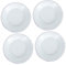 BESTYASH 4 Platos Esmaltados Retro Vajilla Vintage Cuencos Esmaltados Irrompibles Vajilla Esmaltada Para El Hogar Bandeja Esmaltada Decorativa Vajilla Esmaltada Blanca