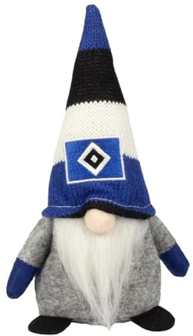 Hamburger SV HSV Weihnachtswichtel Weihnachten Dekoration BWS, ca. 18 x 14 x 6 cm, 100% Polyester