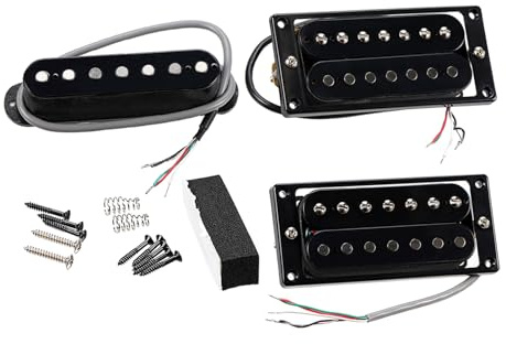 Micro Studio 7 cordes noir offrant une large compatibilité avec les instruments et technologie anti-interférences Micro Humbucker
