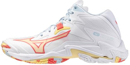 Mizuno Wave Lightning Z8 Mid V1GC240545, Women Volleyball Shoes, White, 42,5 EU