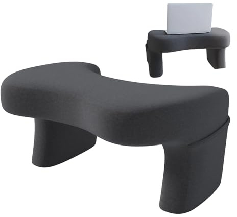 Pibumuse Laptop Cushion Table - Tablet and Keyboard Table, Bed Laptop Cushion with Pockets, for Computer and Video Games, Reading Books, Sofa, Indoor, Home, Home