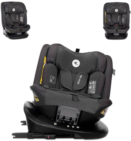 Lorelli Kindersitz Imola i-Size 40-150 cm Isofix 360 Grad Drehung Top Tether schwarz