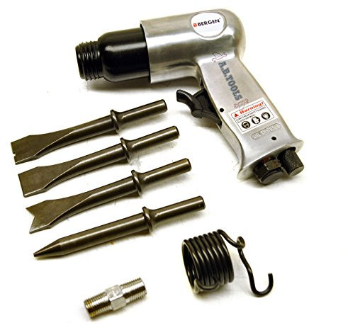 150mm Pneumatic Air Hammer Chisel Breaker Plus Chisels for Body Panel Work
