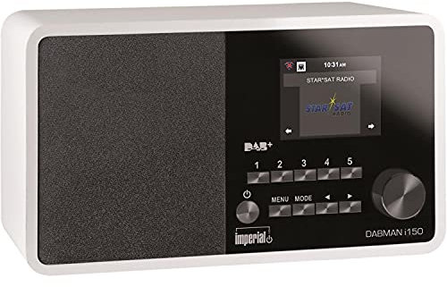 Imperial DABMAN i150 Internetradio/Digitalradio (Internet, DAB+ / DAB, UKW, USB, WLAN, 2,8 Farbdisplay) weiß