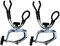 NUZAMAS Set di 2 Porta-Canna da Pesca in Lega di Alluminio Solido per Attrezzature per Barche da Kayak da Barca | Clam on Mounting Max 5cm | Girevole a 360 Gradi