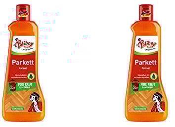 POLIBOY Parkett Pflege - Pflegendes Reinigungsmittel für Holzböden - Reinigungskonzentrat mit Avocadoöl - 2x 500 ml - Made in Germany