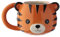 Puckator Mug en Céramique Animal Jungle & Zoo Adoramals - Tête de Tigre
