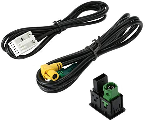 Daniko AUX-IN und USB Stecker mit Kabel für VW RNS510 RCD510