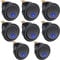 Taiss/8 Stücke wippschalter 12v 20A DC EIN/AUS SPST kippschalter rund mit LED Blaulicht Für Autos und Boote schalter 12v kippschalter KCD2-102N-BU