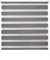 Blindecor Lira doppelrollo - duo rollo tag und nacht Anthrazitgrau - 180 x 180 cm (Breite x Länge) | Stoffgröße 177 x 175 cm | Fensterrollo zebra