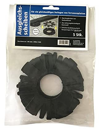 Ausgleichsscheiben PP 20 Beutel - Für ein gleichmäßiges Verlegen von Terrassenplatten