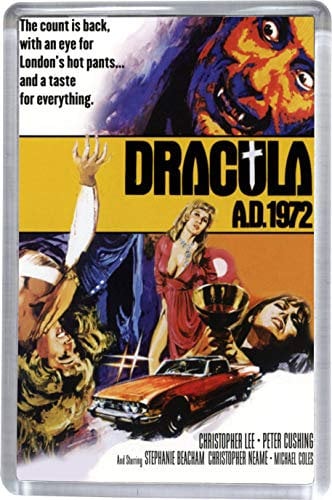 Hammer Horror Dracula AD 1972 Movie Poster Fridge Magnet 5 x 7.5 cm
