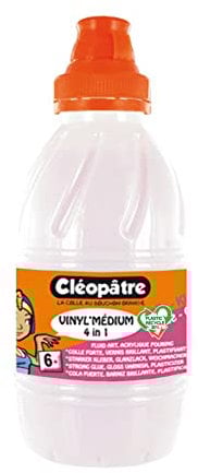 CLEOPATRE - Vinyl'Médium 4 en 1 - Médium/Vernis/Colle – Acrylic Pouring - 500gr