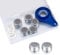 5 Pcs Tap Aerator, Tap Nozzle Replacement Part, Tap Faucet Aerator with Gasket, Wrench