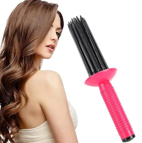 Pettine arricciacapelli soffice per capelli, pettine per volume d'aria in resina, strumento per styling per capelli corti di media lunghezza