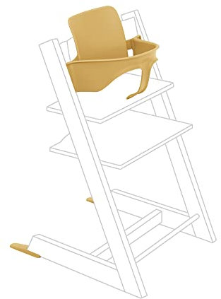 Tripp Trapp Baby Set von Stokke, Sunflower Yellow – Verwandle den Tripp Trapp in einen Hochstuhl – Abnehmbarer Sitz für Kinder von 6-36 Monaten – Kompatibel mit Tripp Trapp Modellen nach Mai 2006