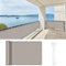LOVE STORY Écran de Confidentialité pour Balcon 90x500cm avec Tissu HDPE,（Taupe） Couverture de Balcon pour l'ombre, Écran Protecteur de Clôture avec œillets, Protection UV pour Jardin Extérieur