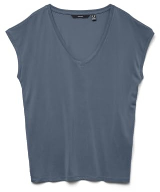 VERO MODA Damen VMFILLI SS V-NECK Tee GA NOOS 10247666