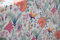 Staab's Stoff wasserabweisend Baumwolle beschichtet verschiedene Dekore (in 50cm Schritten) (Breite 140 cm x Länge wählbar) (Blumen Leinen pink grün)