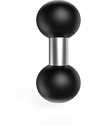 Sptchapn 1 Ball Adapter Ball Mount Holder Double Heads 25.4mm(1-inch) Compatible with Ram Mounts B Size Double Socket Arm GPS Brackets for Bike Motorcycle Phone Holder Camera (R11-1PC)