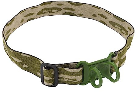 Elastischer Scheinwerfergurt, flexibler Stirnlampe, elastisches Band, Stretch-Schnalle zum Klettern für Camping