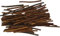 100 Pièces Baguettes de bûches Bois Naturel, Inachevé Artisanat Branches, Bois Journal Bâtons pour Bricolage Arts Artisanat Photo Props Home Decor Fleuristerie, 3-5mm de Diamètre