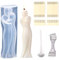 Kerzenformen zum Gießen Silikonform Kerze Kerzen Formen Silikon Körper Kerzenform Set Body Candle Mould Silikonformen 3D Mold Silicon Kerzengießform Für Herstellung von Kerzen DIY Handwerk