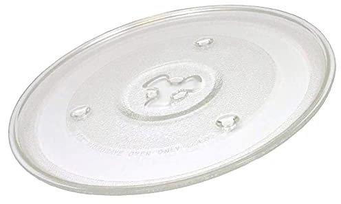 Plato para horno de microondas de 27 cm de cristal resistente universal adaptable a varias marcas