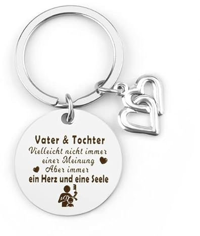 BOMEON Geschenke für Papa,Vatertagsgeschenke für Papa,Schlüsselanhänger Papa,Papa Geschenk Geburtstag,Geschenkideen für Papa,Weihnachtsgeschenke Papa,Bester Papa Geschenk,Werdender Papa Geschenk
