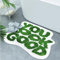 Inshere You Look Good Badematte, niedlicher Badezimmerteppich, grün, Küchenteppich, Fußmatten, weicher und saugfähiger Plüschkorallenstoff, cool, lustig, für den Innenbereich, Hausteppiche,