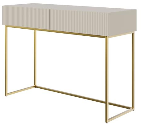 Selsey VELDIO - Toeletta - 110 cm - taupe (grigio-beige) con piedini dorati