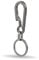Titanium Carabiner Keychain Clip Multifunctional Carabiner Keychain Heavy Duty Belt Key Holder with Bottle Opener Titanium Quick Release Keyring for Camping Hiking