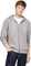 Tommy Hilfiger Herren Hoodie mit Reißverschluss Essential Fleece Zip Through mit Taschen, Grau (Medium Grey Heather), S