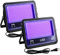 OUSIDE 2 Stück UV LED Schwarzlicht Strahler 100W, IP66 Wasserdicht Outdoor UV Strahler mit Stecker,385-400NM(UV-A) UV Fluter für Black Light Party,GLOW Party,Halloween